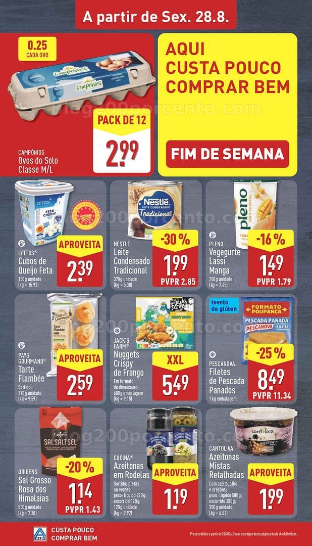 Antevisão Folheto ALDI Promoções de 24 a 30 agosto